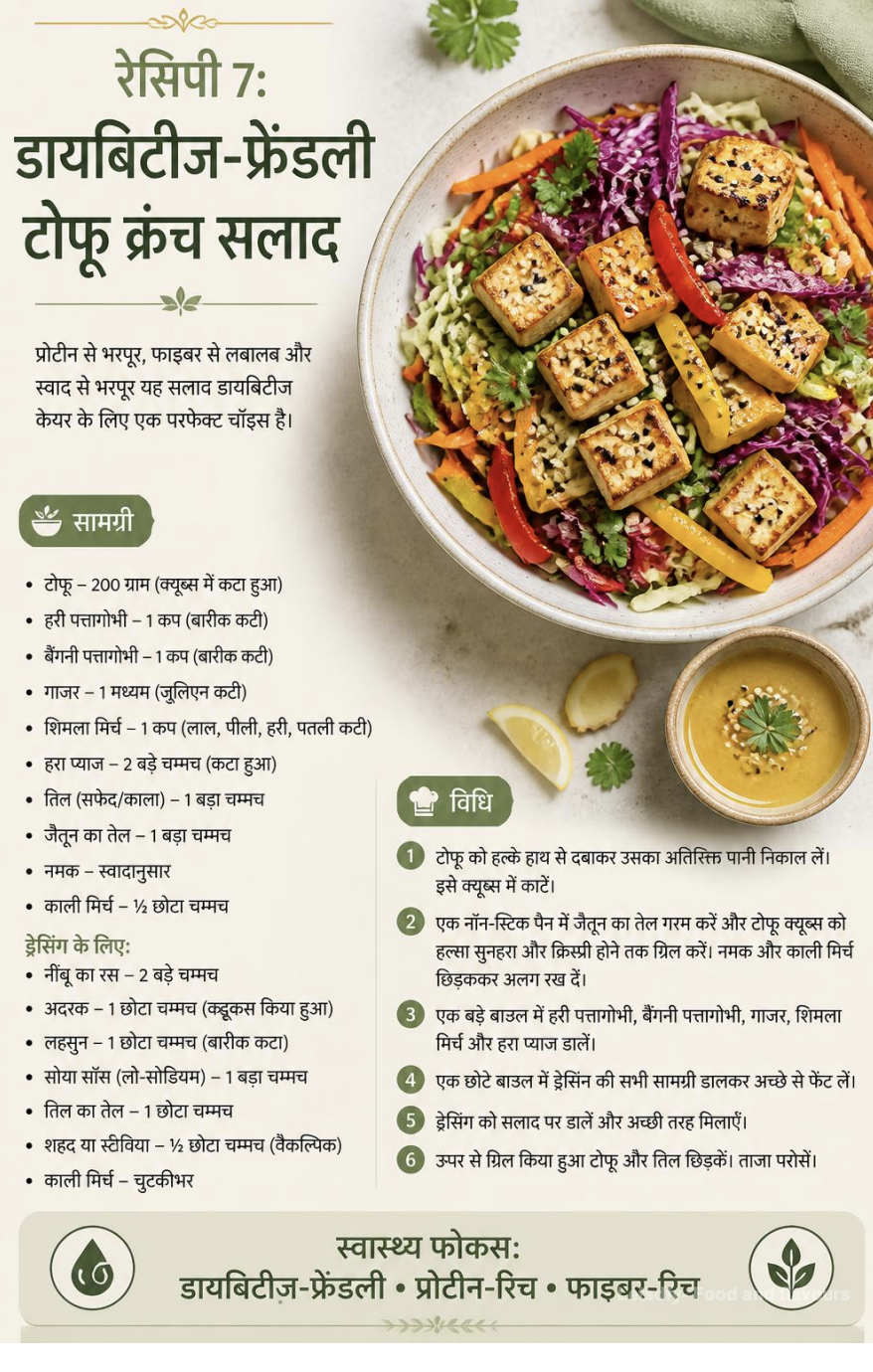 Recipe page: Tofu Crunch Salad